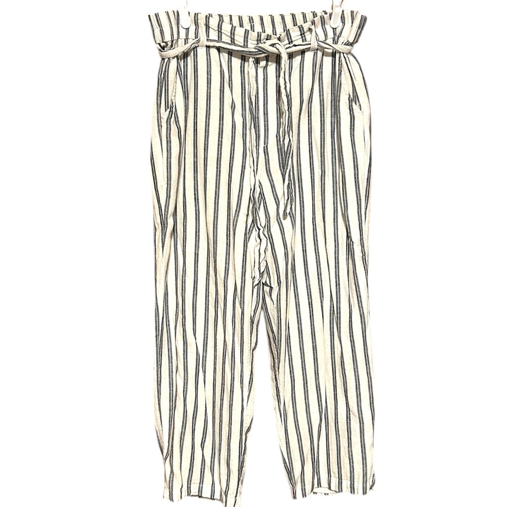 American Eagle Outfitters Striped Pants - Black and White